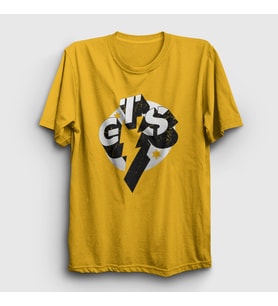 Presmono Unisex Sarı Gts Güreş Wwe Cm Punk T-Shirt 553748tt