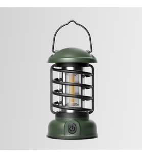 Madfox Vintage Glamping Kamp Lambası 300 Lümen Yeşil