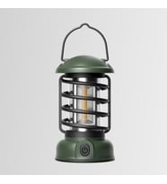 Madfox Vintage Glamping Kamp Lambası 300 Lümen Yeşil