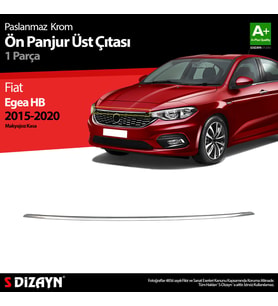 Fiat Egea HB Krom Ön Panjur Üst Çıtası 2015-2020