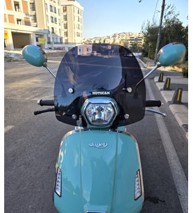 MOTOCAM Skyjet Bellina Ön Cam 2024-2026 Model 37cm Siyah Renkli 4mm APARATSIZ