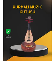 Klasik Ud Figürlü Melodili Müzik Kutusu Şık Hediyelik