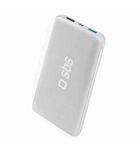 Sbs İntelligent Fast Charge 10.000mAh 2xUsbA Çıkışlı Powerbank Beyaz