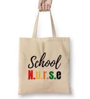 Nurse Gift İdea Funny Saying Quote-Nursing Medical Bez Çanta Uzun Saplı