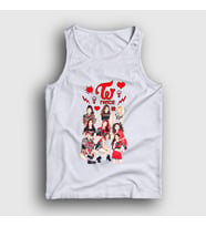 Presmono Unisex Beyaz Hearts K-Pop Twice Atlet 280293tt