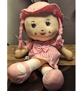 ELİF PEMBE BEZ BEBEK 60CM