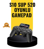 2025 A Kalite S10 Gamepad 520 Oyunlu Tv Bağlantılı Retro Atari Konsolu