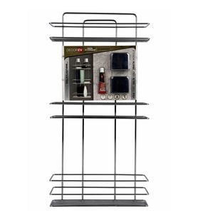 Decorev DC-4791 Dekoratif Paslanmaz Krom İki Katlı Şampuanlık Banyo Köşeliği