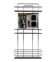 Decorev DC-4791 Dekoratif Paslanmaz Krom İki Katlı Şampuanlık Banyo Köşeliği