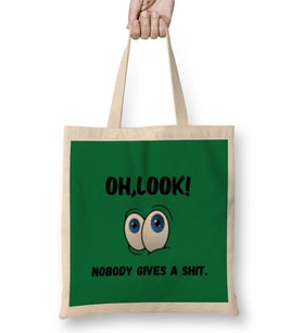 Sarcasm Funny Comment Quotes Gift - Sarcastic Women And Men Humorous Saying Bez Çanta Uzun Saplı