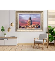 Gümüş Çerçeveli dekoratif Tablo as830