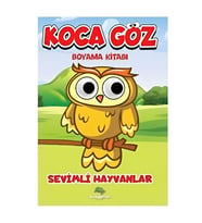 Sevimli Hayvanlar Boyama Kitabı