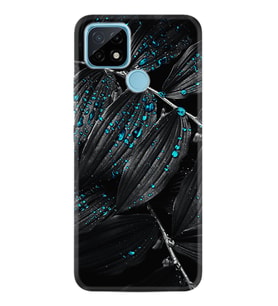 Realme C11 C21 C21Y C25Y C11 2021 Kılıf Desemli Silikon Foid Green 1643