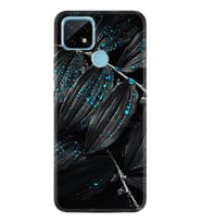 Realme C11 C21 C21Y C25Y C11 2021 Kılıf Desemli Silikon Foid Green 1643