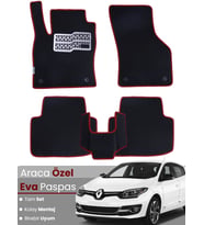 RENAULT MEGANE 3 HATCHBACK (2008-2016) Uyumlu EVA Paspas Tam Set–Oto Paspas,Araca Özel