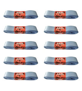 Akel Dar Dokuma Açık Mavi Saten Kurdele - 3 Cm. x 10 Metre - 10 Adet
