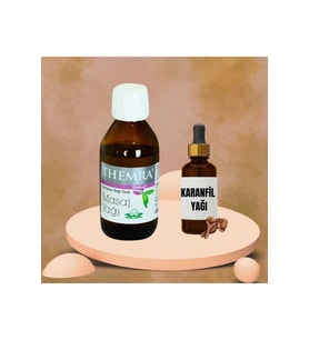 Lavanta Yağı Özlü Masaj Yağı 100 ml Karanfil Yağı 20 ml