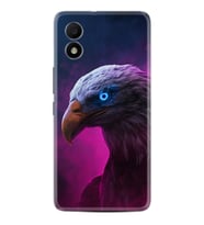 TCL 303 Kılıf Silikon Desen Özel Seri Kartal 1622