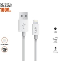 LİNKTECH K559 Strong Lightning 2.4A 1000mm Şarj/Senkronizasyon Kablosu