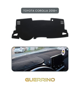 TOYOTA Corolla  (2018+)TORPİDO KORUMA HALISI GRİ KENAR