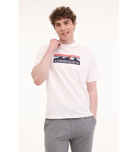 Lumberjack ML ROGER 11OTD2-31 5FX 101940574 Erkek Tişört Ekru S-XXL