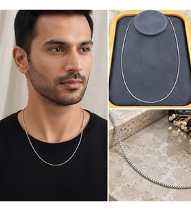 Premium Parlak ve Şık Gümüş Renk İnce Zincir 316L Çelik Kadın Kolye (45cm)