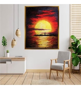 Altın  Çerçeveli tablo n1059