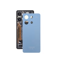 Xiaomi Redmi Note 13 4G Arka Kapak - Arka Pil Batarya Kapağı - 23129RAA4G 23124RA7EO Uyumlu (Mavi)