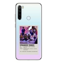 Redmi Note 8 Uyumlu Stranger Things Minimalist Poster Desenli Şeffaf Telefon Kılıfı