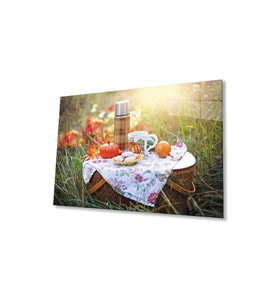 Piknik Cam Tablo (Çok Renkli)