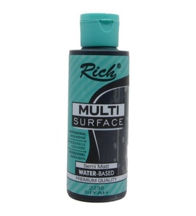 Rich Multi Surface Akrilik Boya Siyah 120cc