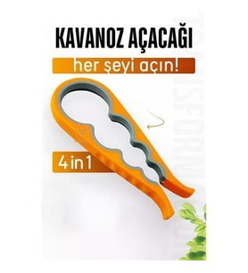 ModaCar Kavanoz Şişe Açacağı 4 Tip Açacak 4 in 1