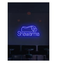 Shawarma Yazılı ve Şekilli Neon Tabela