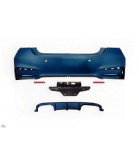BMW F32 2013-2020 Komple Tampon Arka PDCli Egz.Çıkışlı B A51128056223S1 Wender