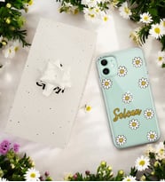 Daisy Rare Tasarımlı Kişiye Özel Şeffaf Telefon Kılıfı (Tüm Telefon Modelleri Mevcuttur.) - Hediye Kutulu