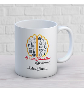 Kişiye Özel Meslek Görsel Sanatlar  Öğretmeni Hediyelik Kupa Bardak
