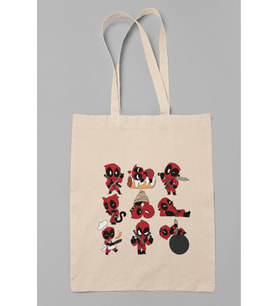 Deadpool Bez Çanta (Krem)