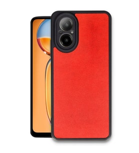 Realme 12 Lite Kılıf Aras Deri Kapak - Kırmızı