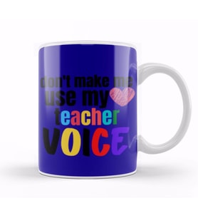 vTeacher gift Learning Inspire Science Student School Inspirational Kupa Bardak Porselen