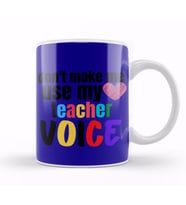 vTeacher gift Learning Inspire Science Student School Inspirational Kupa Bardak Porselen