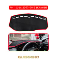 FIAT Egea 2007-2021 Modellerine Uygun EKRANSIZ TORPİDO KORUMA HALISI KIRMIZI KENAR