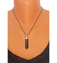 Doğal Shungite Şungit Kolye 448-3