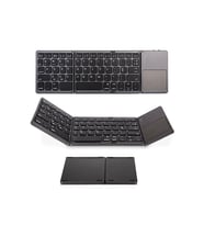 Mini Katlanır Klavye Bluetooth Touch Pad Katlanabilir Kablosuz