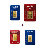 Nadir Gold 24 Ayar 11 Gram Altın (1 Ad 5 Gram Altın + 2 Ad 2,5 Gram Altın + 1 Ad 1 Gram Altın )