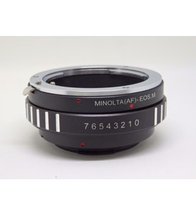 Canon EOS M İçin Sony A Mount Lens Kullanım Adaptörü (Siyah)