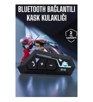 Mey İthalat® Kask Kulaklık Bluetooth Motosiklet Kulaklık Intercom Su Geçirmez