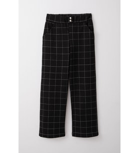Breeze Kız Çocuk Kare Desenli Pantalon 8-14 Yaş, Siyah