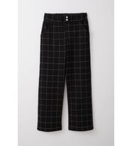 Breeze Kız Çocuk Kare Desenli Pantalon 8-14 Yaş, Siyah