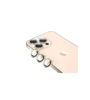 Apple iPhone 13 Pro Uyumlu Zore CL-06 Kamera Lens Koruyucu (Gold)