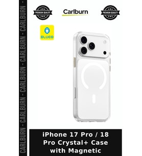 iPhone 17 Pro / 18 Pro Crystal+ Case with Magnetic Cep Telefonu Cihaz Koruma Mobil Aksesuar